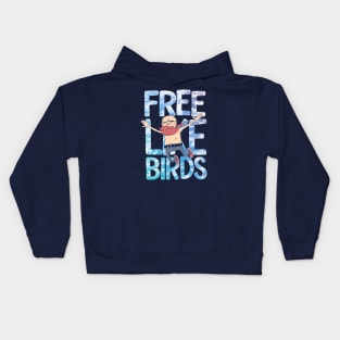 Free Like Birds Kids Hoodie